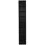 Bibliothèque double 8 niveaux multi-fonctionnelle, armoire de rangement CD mince pour bureau à domicile, bibliothèque étroite haute avec tablettes réglables, apparence exquise, imperméable et solide, emballage testé 3A