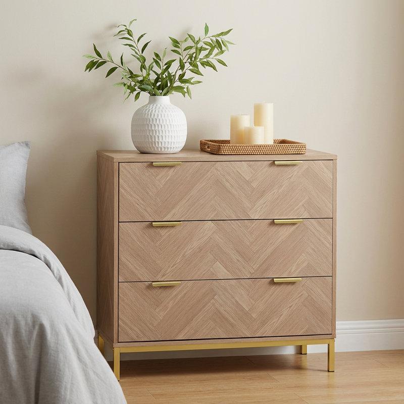 Bendt 31'' W 3 - Drawer Dresser