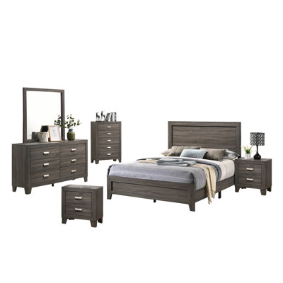 Anastasia Dre Standard Cappelletti 6 Piece Bedroom Set by Wade Logan