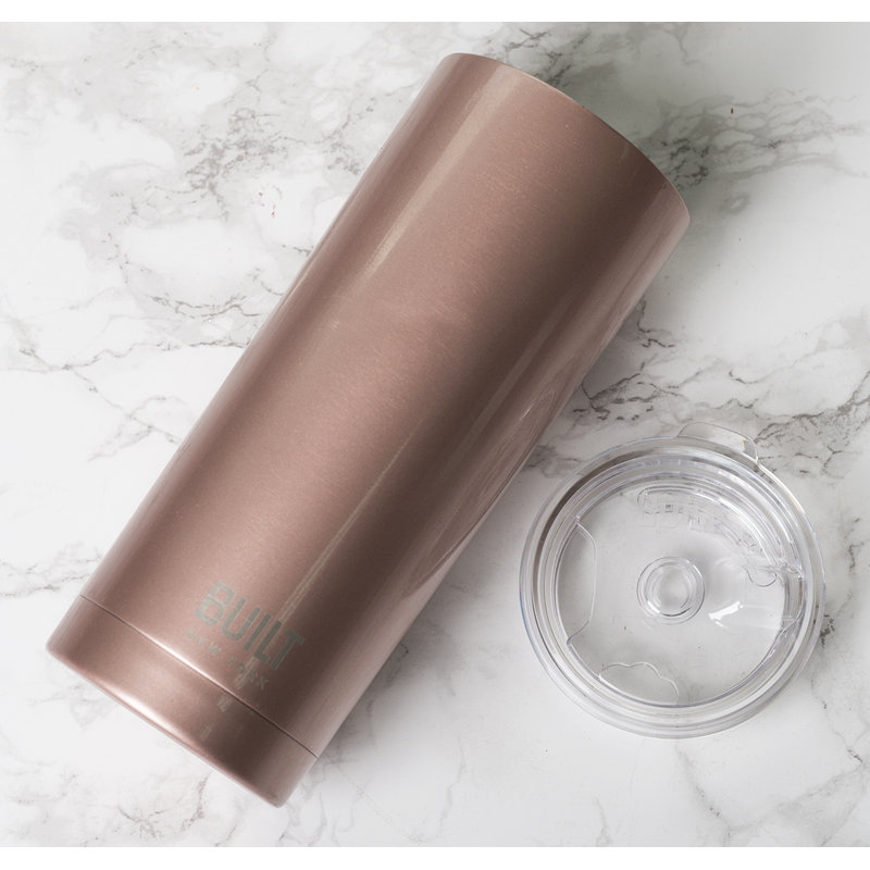 Built Perfect Seal 565ml Stainless Steel (18/8) Travel Mug, Rose Gold