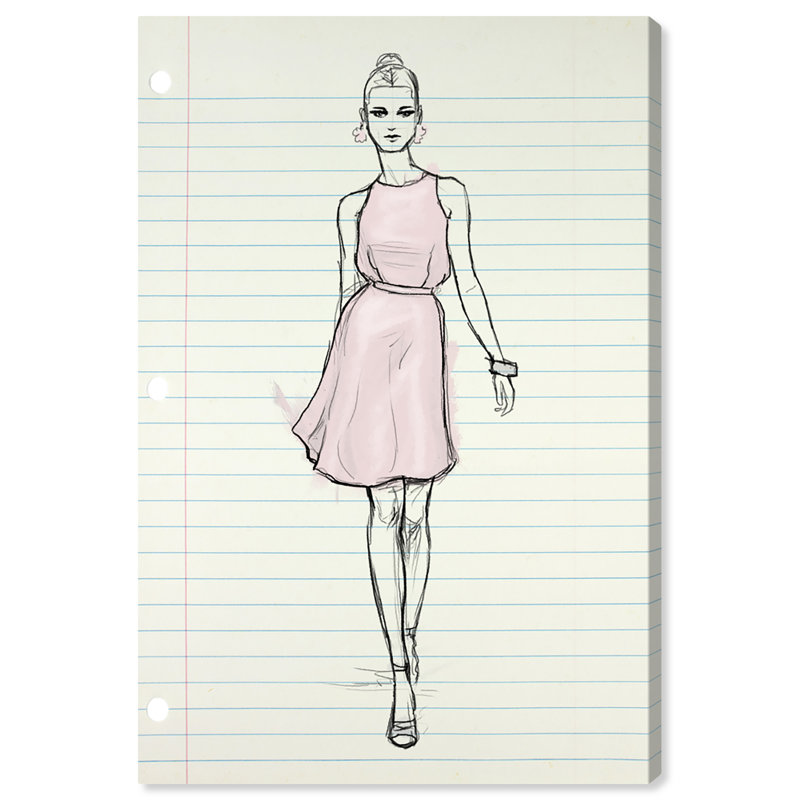 Impression sur toile, mode et glamour, H 36 po x l 24 po x P 0,8 po