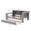 Lit plateforme avec tablettes de rangement, lit gigogne-421616765