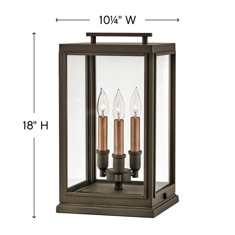 Sutcliffe 3-Light Pier Mount Light