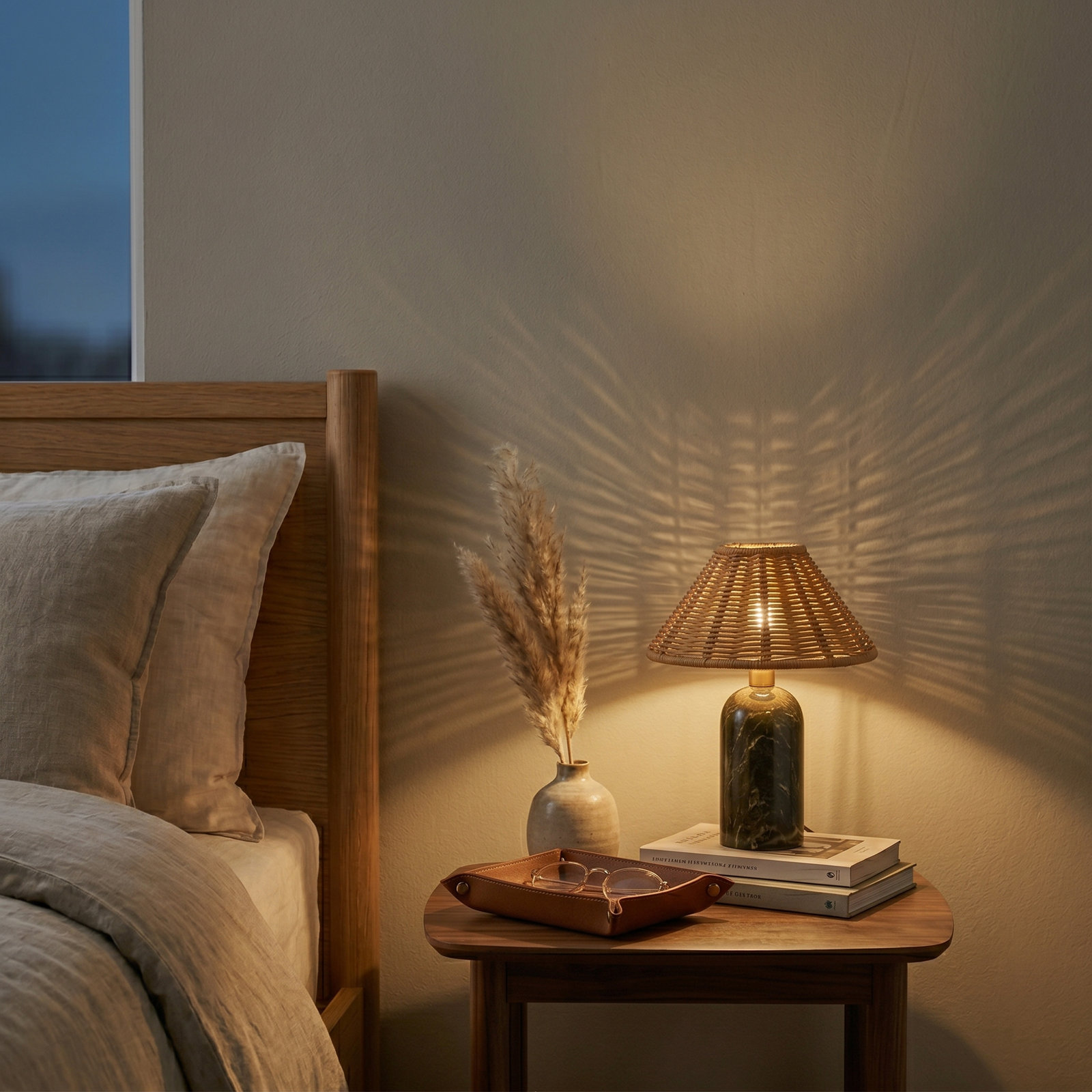MARBELLE (Natural Rattan) Table Lamp