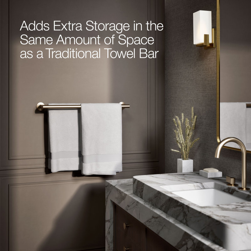 Components™ Double Towel Bar, Vibrant Brushed Bronze