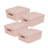 GLAD Storage Bin with Lid, Pack of 4-99471623-99471622