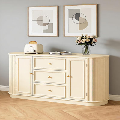 Simple and multi-functional storage sideboard