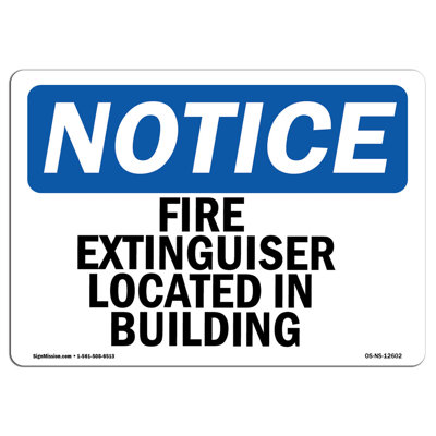 Fire Extinguisher Located in Building