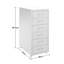 Eulys 28 cm W 6 -Drawer Mobile Filing Cabinet-857377726