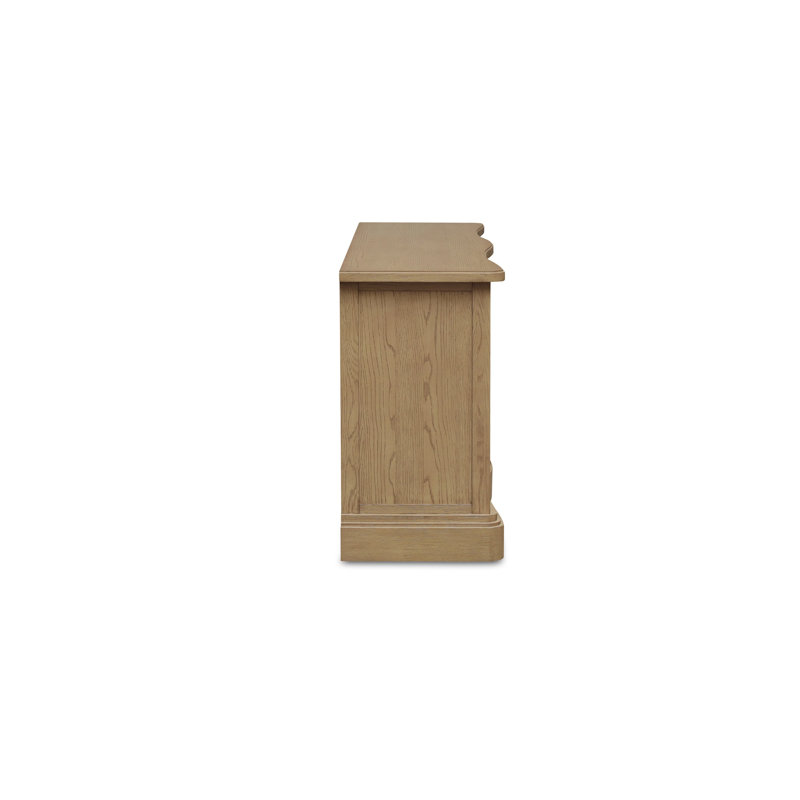Clarence 6 Drawer Dresser Warm Brown, Natural