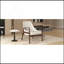 Chaise d'appoint, fauteuil de style moderne Mid-Century avec cadre, fauteuil de lecture à dossier haut pour le salon