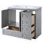 Meuble-lavabo sur pied 36 po style Shaker-1089872883