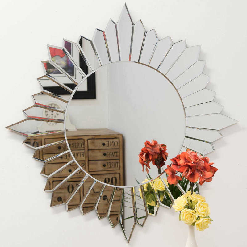 Chiu Glass Flat Wall Mirror