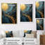 Décoration murale spirale dorée - Spirales abstraites-95868606-95868605