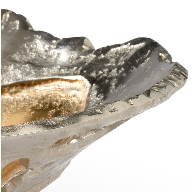Van Metal Decorative Bowl, 5.5" H x 18" W x 18" D