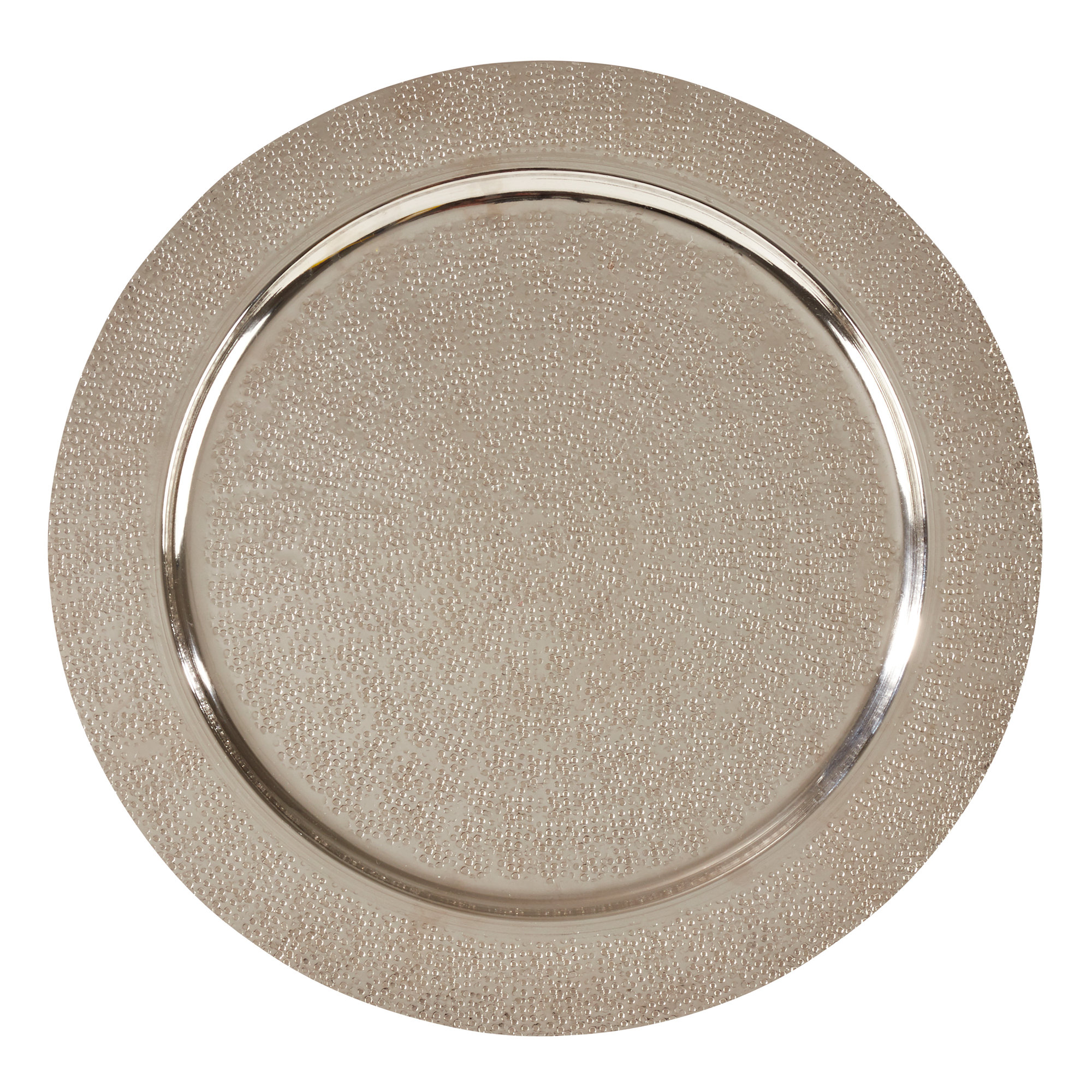 Petrie 13" Charger, Silver