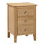 Mapleview 45cm W Solid Wood Bedside Table