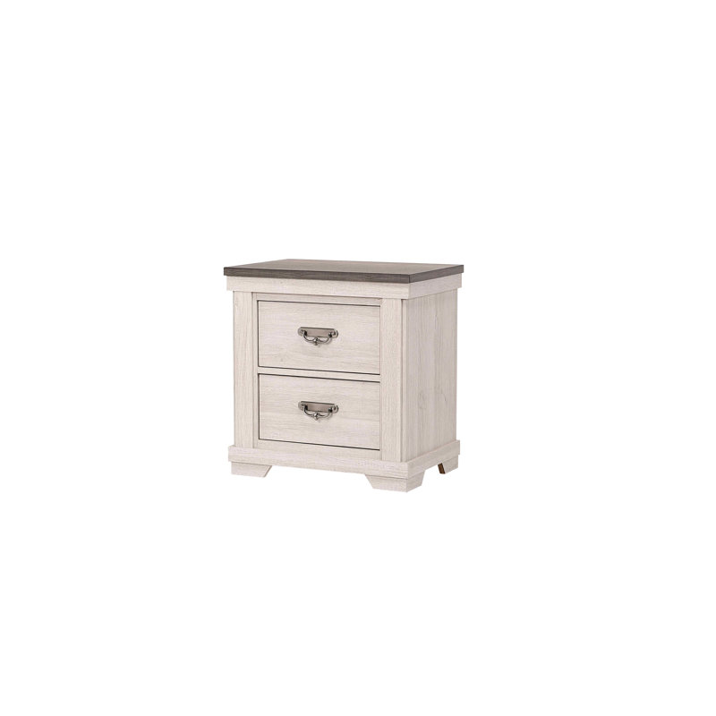 Table de chevet pour chambre - blanc