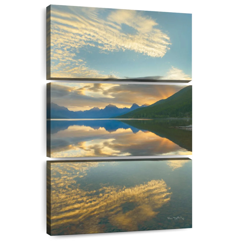 Alvord Montana Sunrise, H 38 po x l 24 po