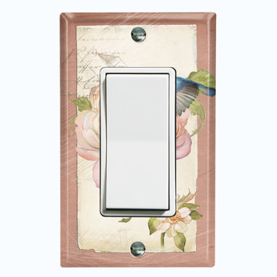 Patterned 3 - Gang Toggle Light Switch Standard Wall Plate