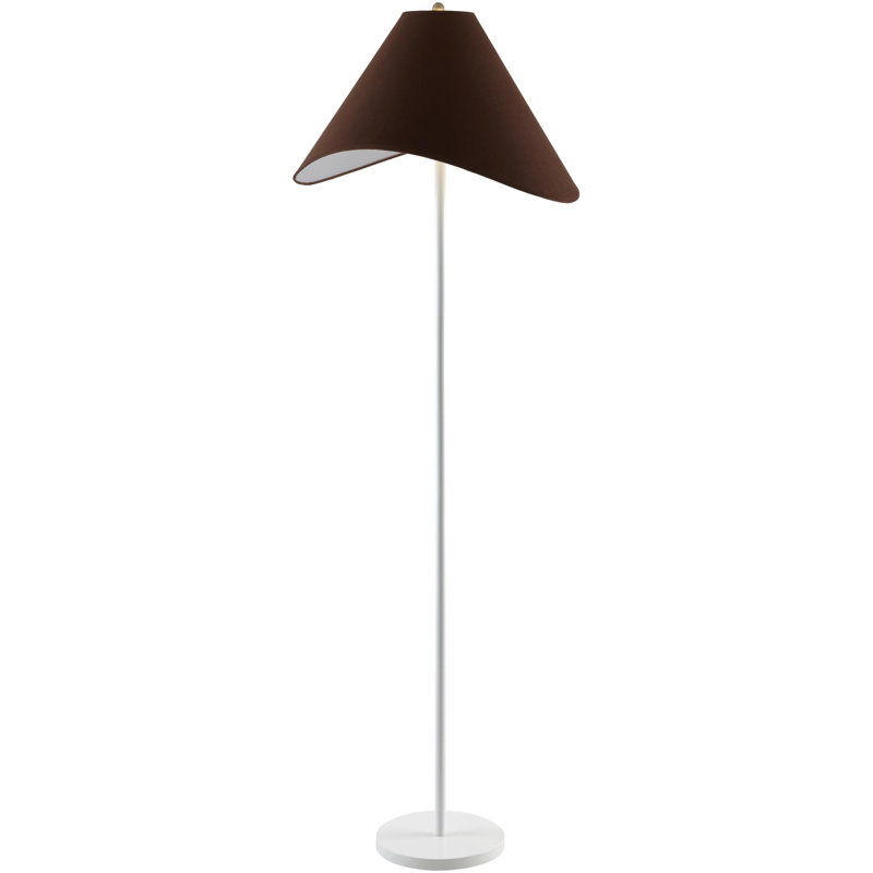 Lampe sur pied Alsop, Brun