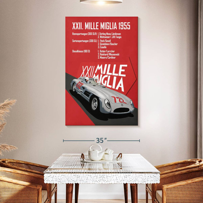Mehar Mille Miglia XXII, 51" H x 34" W