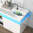 TV Stand/Media Console For Tvs With Power Outlets, USB Ports And LED Light Strips-1357240012-1592640147