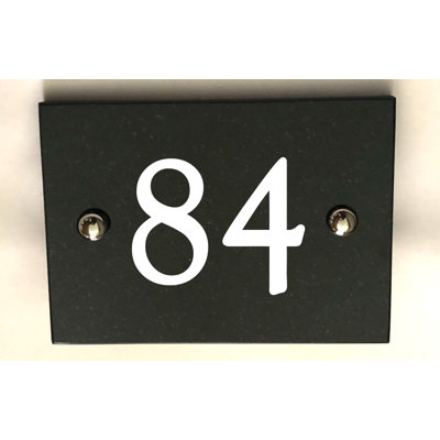 Brumby 10cm H Reflective Stone House Number