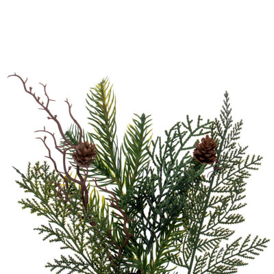 26" Mixed Cedar Pine Wreath 137T