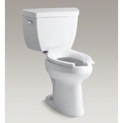 Highline Classic Comfort Height 2 Piece Elongated 1.0 GPF Toilet with Pressure Flush Technology