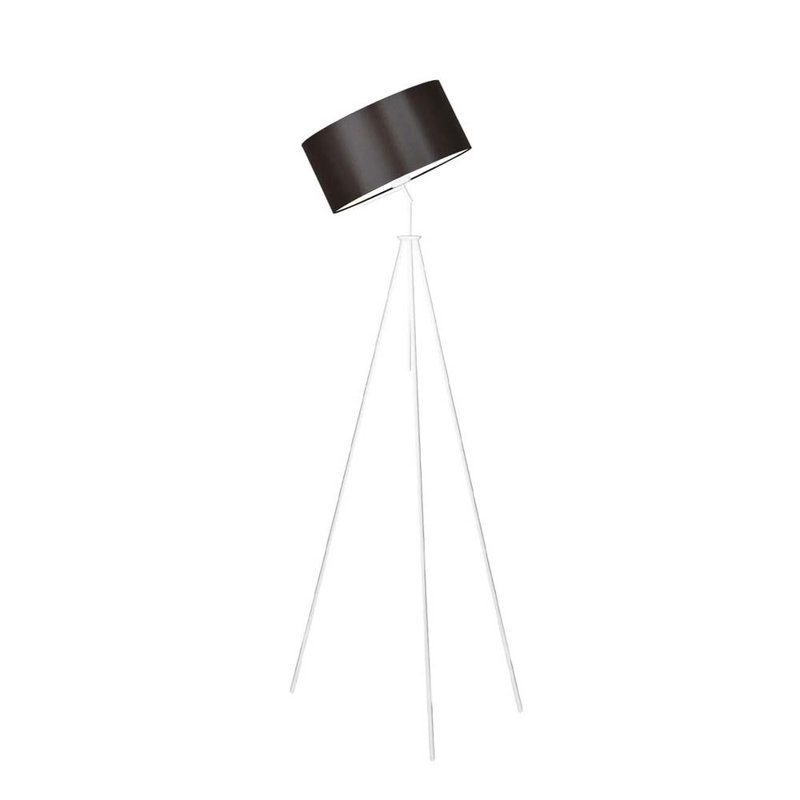 Ariellah 145cm Tripod Floor Lamp, White, Brown
