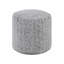 Repose-pieds en tissu d'ameublement Chenille