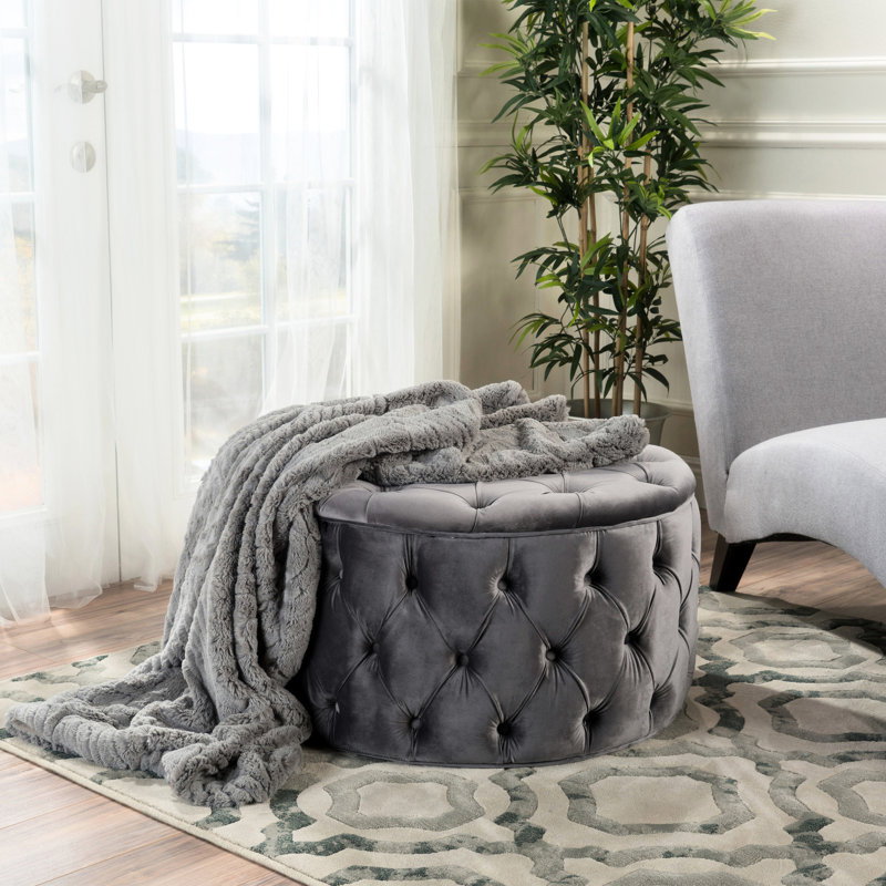 Style élégant en velours gris - pour une utilisation extérieure