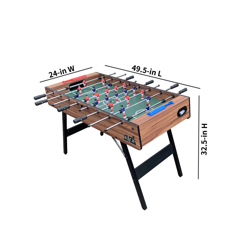 Table de soccer pliante KICK Arcadia, Brun