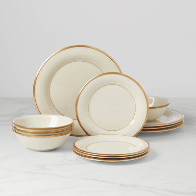 Lenox Eternal 12-Piece Dinnerware Set