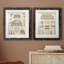 «Vintage Architects Plan III», ensemble de 2 reproductions d'art sur papier encadrées-596298606-596298608