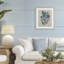 «Misty Blue Coral Study», reproduction sous verre encadrée, design par Amber Sterling-130823342-130823340