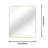 30 "X36" Rectangular Bathroom Wall Mirror-1897258215