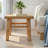 Fostoria Reclaimed Elm Wood Side Table