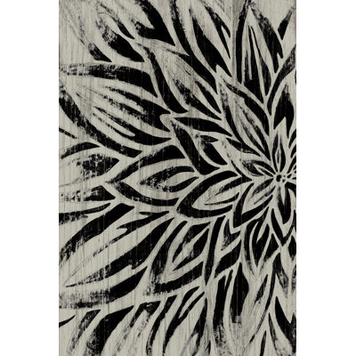 Barnwood Bloom I - Painting Print