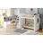 Twin Size Loft Bed With Movable Desk And Storage Shelf, Featuring Storage Stairs,White-1042781952-1042781953