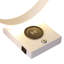Lampe de table 13,5 "en forme de C avec port USB / chargeur sans fil