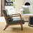Jabarius Faux Leather Armchair-224800016