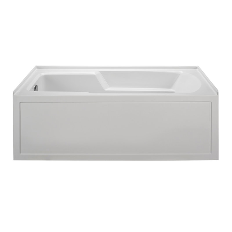 Baignoire de trempage 59,75 po Reliance®, Biscuit, Gauche