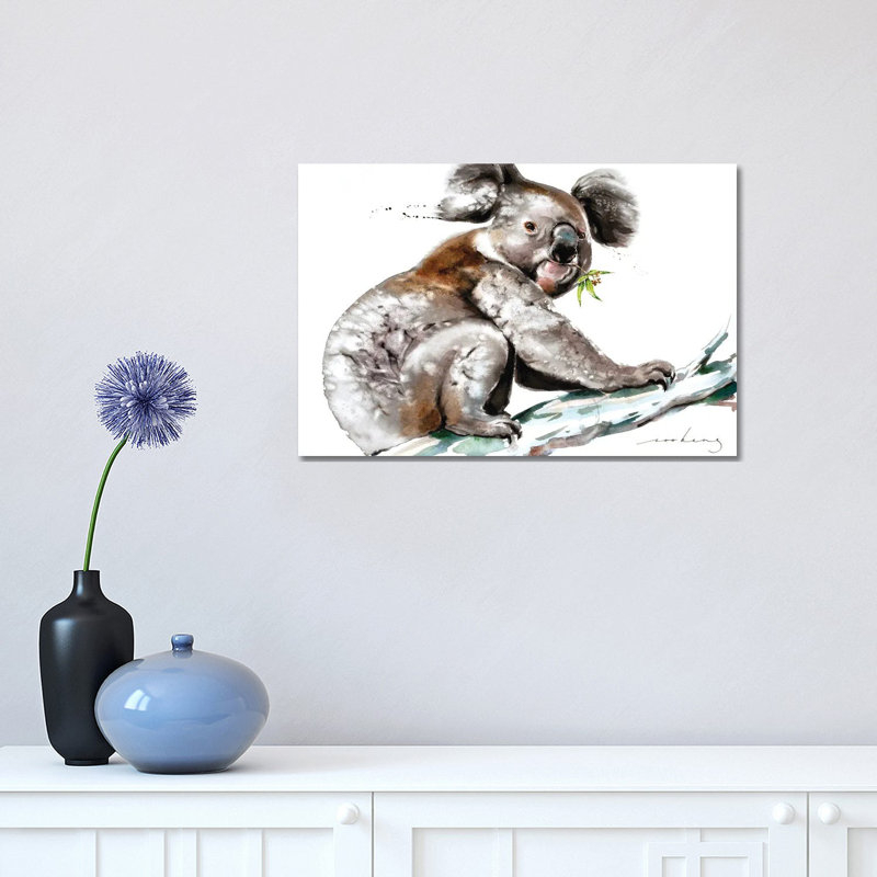 Koala Munch by Soo Beng Lim - Wrapped Canvas Print, 30.48 cm H x 45.72 cm W