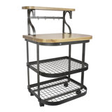 Handcrafted Bakers Cart with Eastern Maple Butcher Block