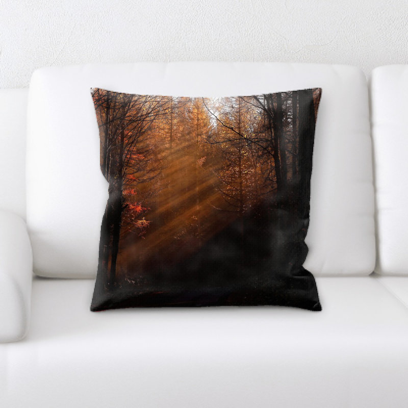 Microsuede Reversible Throw Pillow