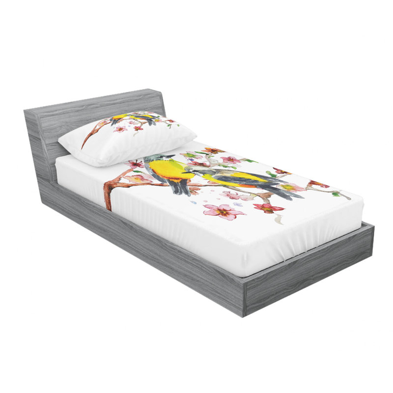 Microfiber Sheet Set, Twin XL Sheet Set with Fitted Sheet