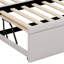 Lit de jour simple rembourré extensible avec dossier en L-207830649