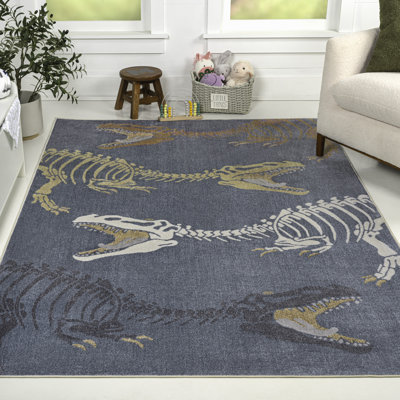 Tapis lavable à la machine Kingdarr T-Rex